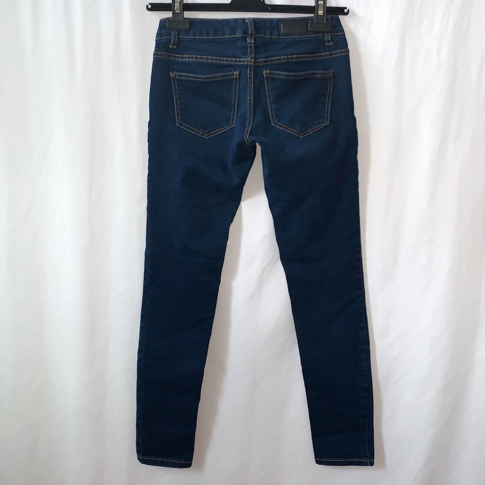 Celebrity Pink Blue Denim Skinny Jeans Size 0 - Picture 2 of 3